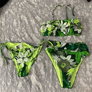 Aerie swim bundle size small 2 bottoms 1 top